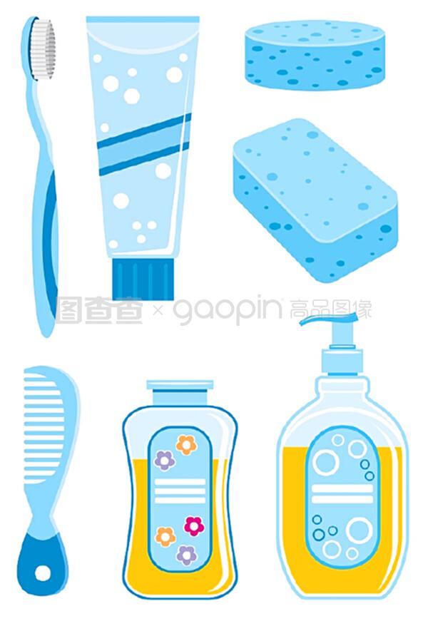 一套沐浴用品
